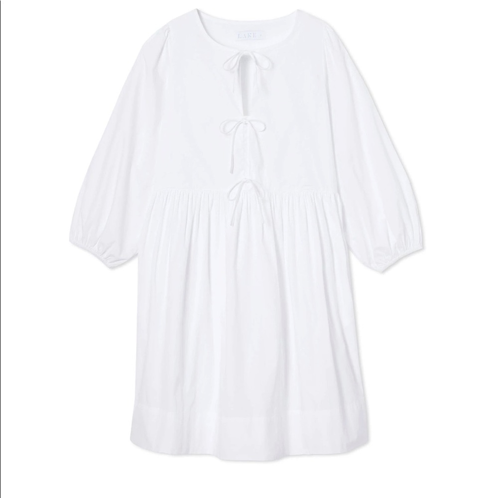 Lake pajamas triple tie dress